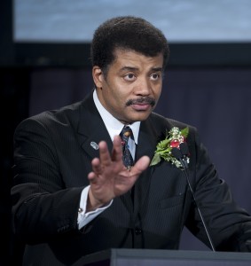Director of the Hayden Planetarium Neil deGrasse Tyson speaks as host of the Apollo 40th anniversary celebration held at the National Air and Space Museum, Monday, July 20, 2009 in Washington. Photo Credit: (NASA/Bill Ingalls)